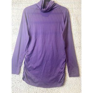 Alpine Design Dri-Logic turtleneck long sleeve  fitted purple top women's size M